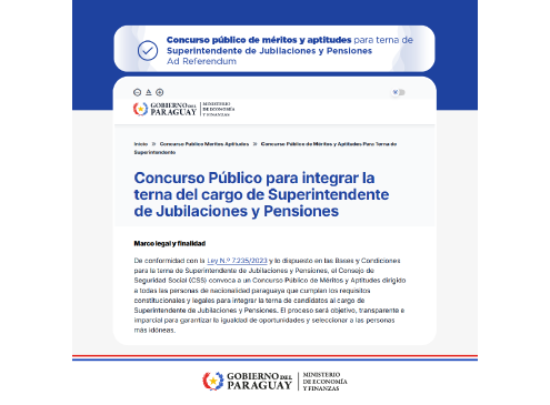 Flyer superintendecia de jubilaciones y pensiones 