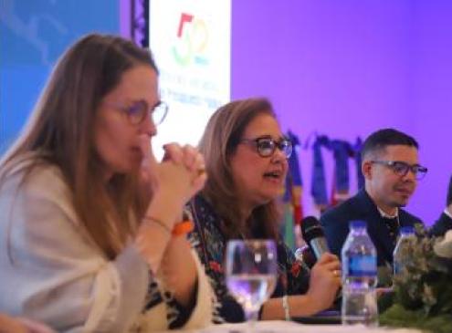 Teodora Recalde en Seminario Internacional 