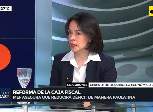 Liz Coronel, gerente de Desarrollo Económico