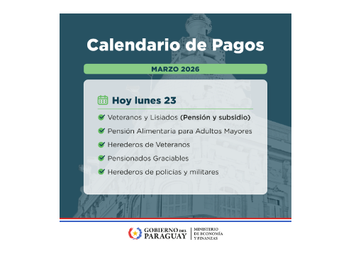 pago a veterenaos, adultos mayores y otros