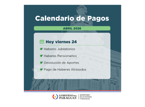 Pago a jubilados y pensionados del Estado