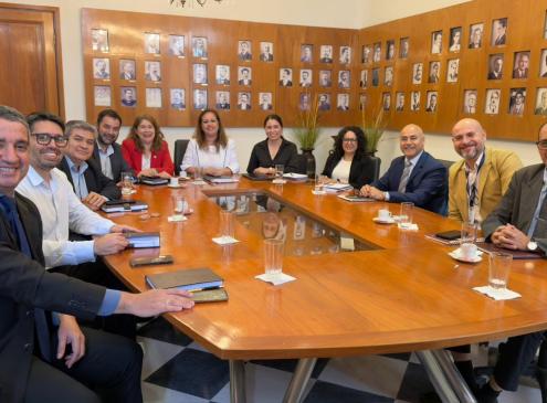 Reunión de Viceministra Teodora Recalde