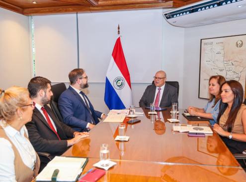 Reunión del ministro Lovera con su par de Justicia