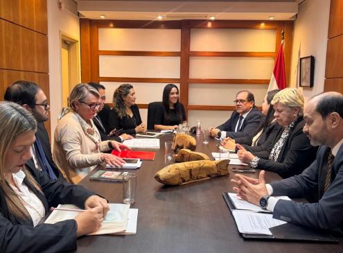 Reunión de Andrea Picaso con Poder Judicial