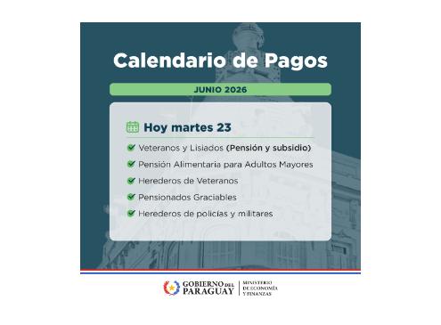 pago a veterenaos, adultos mayores y otros