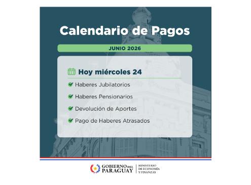 Pago a jubilados y pensionados del Estado