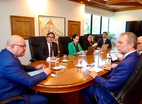 Ministro Lovera en reunión con el gerente del Cono Sur del Banco Interamericano de Desarrollo (BID), Morgan Doyle