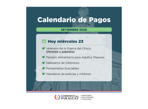 pago a veterano, adultos mayores y otros pensionados del Estado