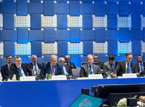 Ministro en reunión plenaria con autoridades de América del Sur y México en Reuniones Anuales del FMI y BM